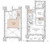 ブランシエスタ新丸子リバーフロント 1407 間取り図