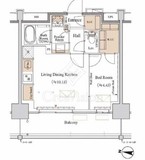 ブランシエスタ木場 408 間取り図