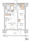 ブランシエスタ木場 602 間取り図
