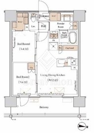 ブランシエスタ木場 603 間取り図