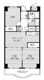 ビレッジハウス芝浦タワー 1-504 間取り図