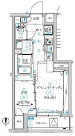 RELUXIA武蔵中原 (リルシア武蔵中原) 2階 間取り図