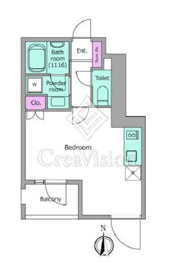 リヴ アン フルール 101 間取り図