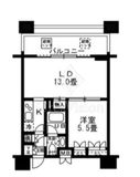 レジディア錦糸町 1103 間取り図