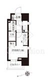 レジディア大森2 1004 間取り図