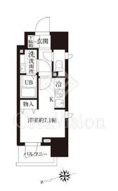 レジディア大森2 1004 間取り図