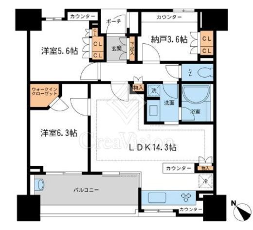 KDXレジデンス町田 903 間取り図