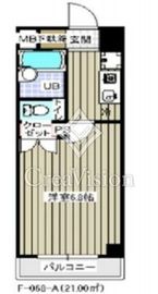 レジディア木場 601 間取り図