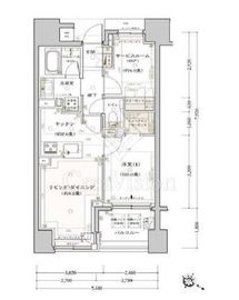 クリオレジダンス横濱ザ・マークス 4階 間取り図