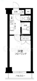 カテリーナ市ヶ谷 2階 間取り図