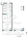 ZOOM蒲田EAST 4階 間取り図