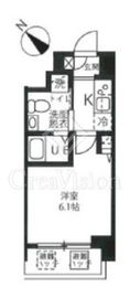 ハーモニーレジデンス新横浜 8階 間取り図