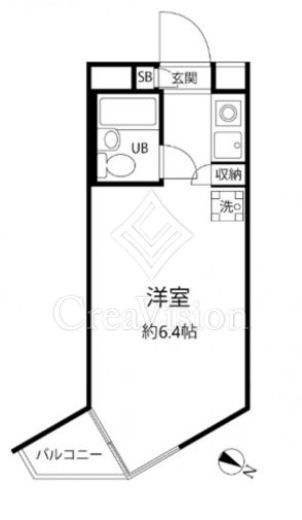 エスポワール中目黒 4階 間取り図