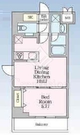 S-RESIDENCE板橋大山clair (エスレジデンス板橋大山クレア) 217 間取り図