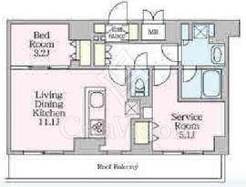 S-RESIDENCE板橋大山clair (エスレジデンス板橋大山クレア) 705 間取り図