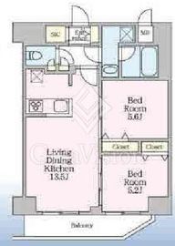 S-RESIDENCE板橋大山clair (エスレジデンス板橋大山クレア) 104 間取り図