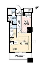 ザ・パークハウス西新宿タワー60 35階 間取り図
