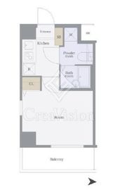 クレアシオン後楽園 3階 間取り図