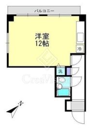 代々木伊藤ローヤルコーポ 3階 間取り図