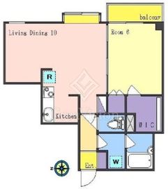 パークノヴァ代々木 3階 間取り図