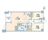 グランシティユーロパレス住吉 2階 間取り図