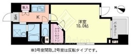 LaSante恵比寿 603 間取り図