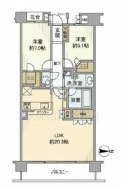 東京ベイ・リベロシティ 13階 間取り図