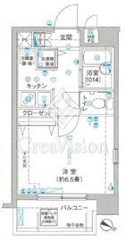ヴェルト柿の木坂 8階 間取り図