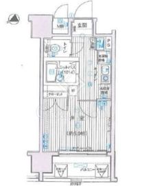 ヴェルト目黒西 6階 間取り図