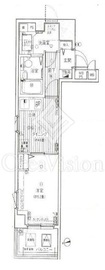 サンライズ浅草 13階 間取り図