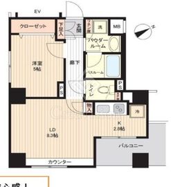 日神デュオステージ浅草橋 3階 間取り図