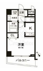 サンタグリュス武蔵小山 402 間取り図