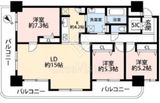 ハイネス目黒 2階 間取り図