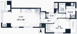 デュオスカーラ浅草国際通り 1階 間取り図