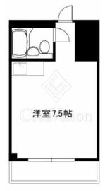 茅場町スカイハイツ 9階 間取り図