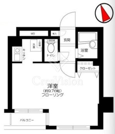 グランド・ガーラ日本橋 8階 間取り図