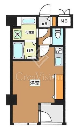 レスピール羽田 504 間取り図