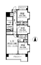 ザ・グランフォーリア西日暮里赤土小学校前ステーションマークス 11階 間取り図