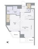 ブライズ蒲田WEST 4階 間取り図