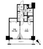 ドゥーエ東十条 202 間取り図