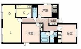 グランドメゾン多摩川 2階 間取り図