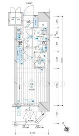 メインステージ駒込ラ・ヴェール 5階 間取り図