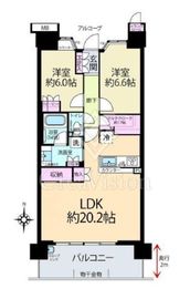 フォレシアム ブライトハウス 5階 間取り図