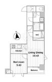 グランヴァン銀座東 11階 間取り図