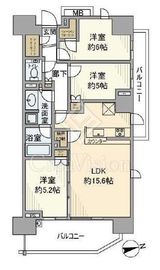THE ITABASHI レジデンス 8階 間取り図