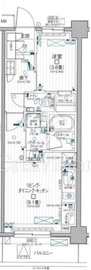 パレステージ鷺宮 1階 間取り図