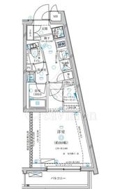 ディアレイシャス下高井戸 5階 間取り図