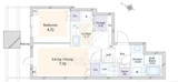 パークコート千代田四番町 8階 間取り図