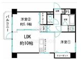 トーア亀戸マンション 5階 間取り図