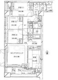 パークホームズ住吉南 5階 間取り図